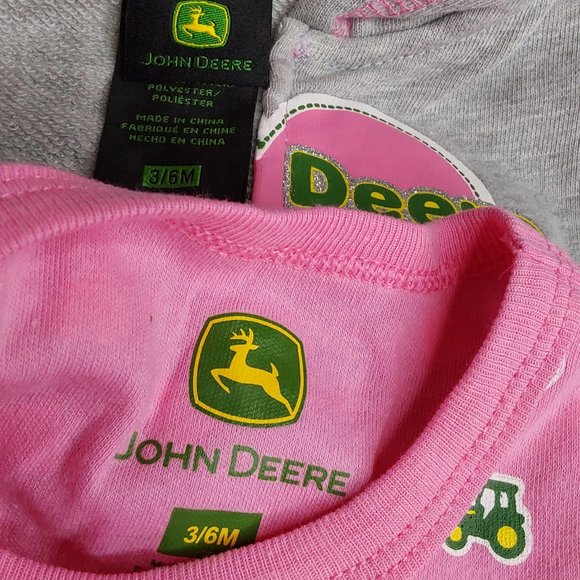 JOHN~DEERE HOODIE JACKET,BODY SUIT & PANTS 3-PIECE COMPLETE OUTFIT - Picture 7 of 16